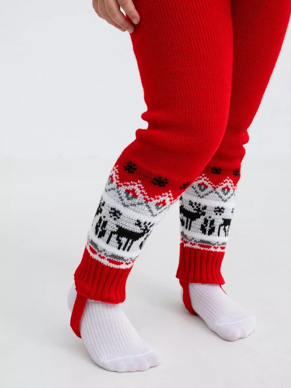 Рейтузы вязаные с орнаментом