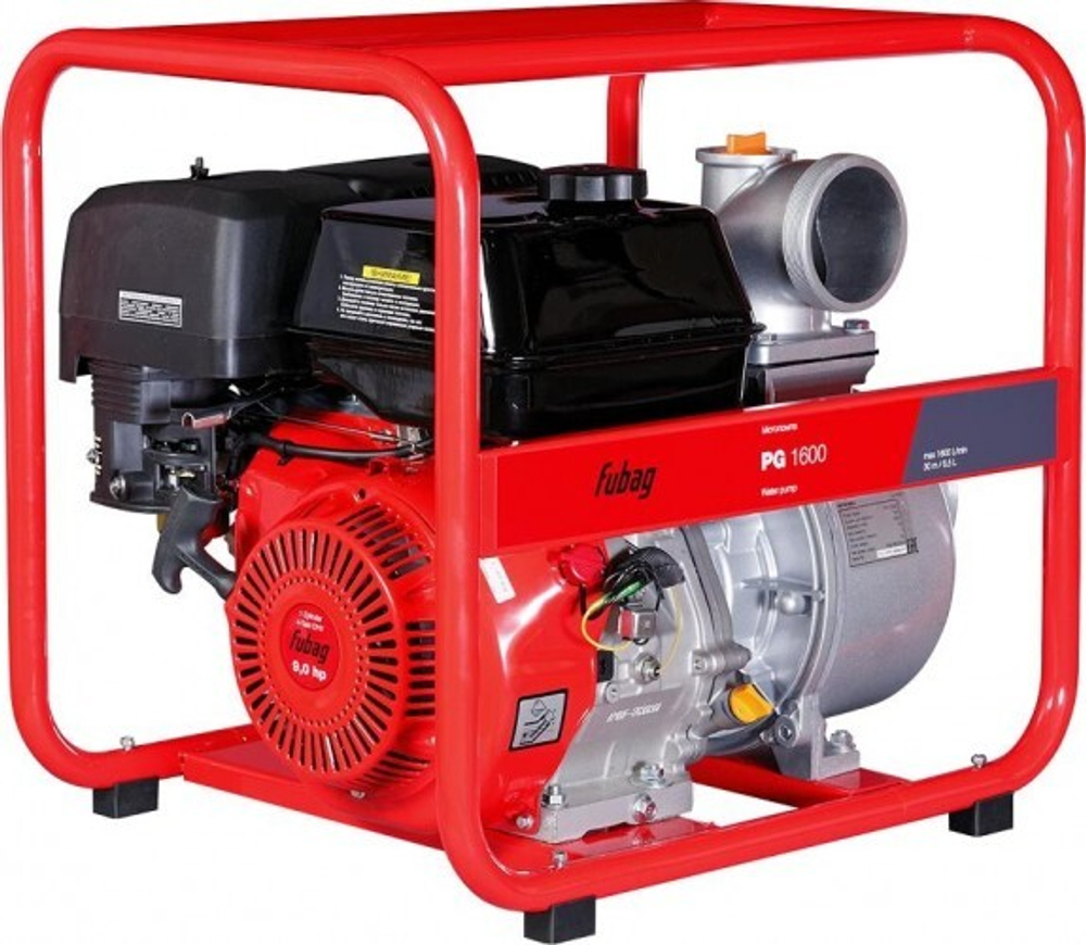 Мотопомпа бензиновая FUBAG PG 1600 для слабозагрязненной воды 646263