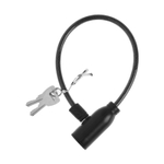 5142385 Замок навесной велосипедный, 350 мм, d=6 мм, английский ключ, микс