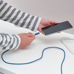 IKEA SITTBRUNN  (ИКЕА СИТТБРУНН)  -  USB-C - USB-C, синий, 1 м