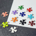 Клевер подвеска, сталь 316, цветная эмаль, р-р 12×9.5мм, штучно