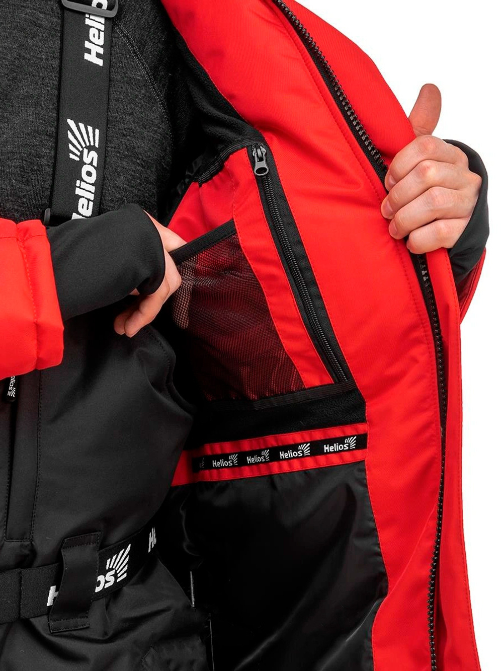 Костюм зимний рыболовный Helios Чарыш Pro, цвет красный, размер M 10/10 К (T-KSCP-M-48/176R)
