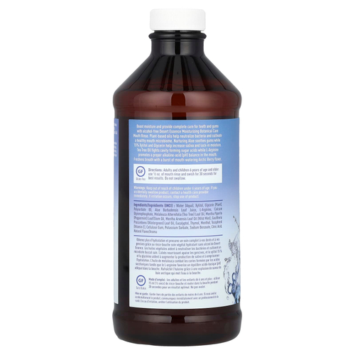 Desert Essence, Увлажняющее ополаскиватель для полости рта с растениями, арктические ягоды, 467 мл (15,8 жидк. унц.)