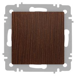 Переключатель Intro Accent 6-103-10 , 10А-250В, IP20, СУ, AL/CU, венге