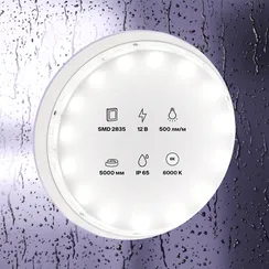 Светодиодная лента 12В 2835 4,8Вт/м 6000K 5м IP65 Led Strip 10107