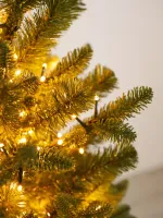 Елка с гирляндой «Барокко» (Литая+пвх) от 1.2 до 2.4 м