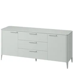 Тумба Type oak 2 двери 3 ящика (светло-серый RAL 7035)