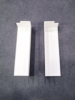 Угол наружный для плинтуса 70*16 мм (цвет: светло-серый) - 2 шт.