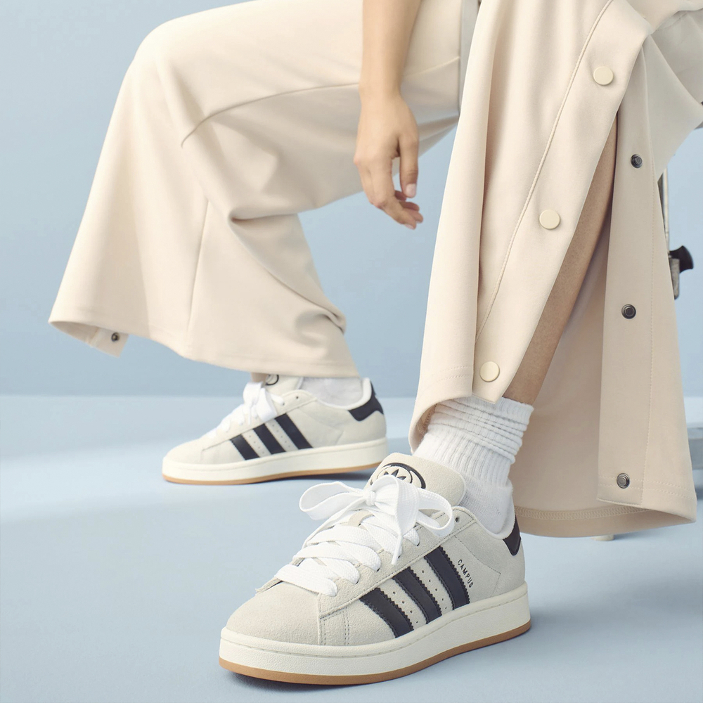 Кроссовки Adidas Campus 00s Grey / Black Str. Wmns