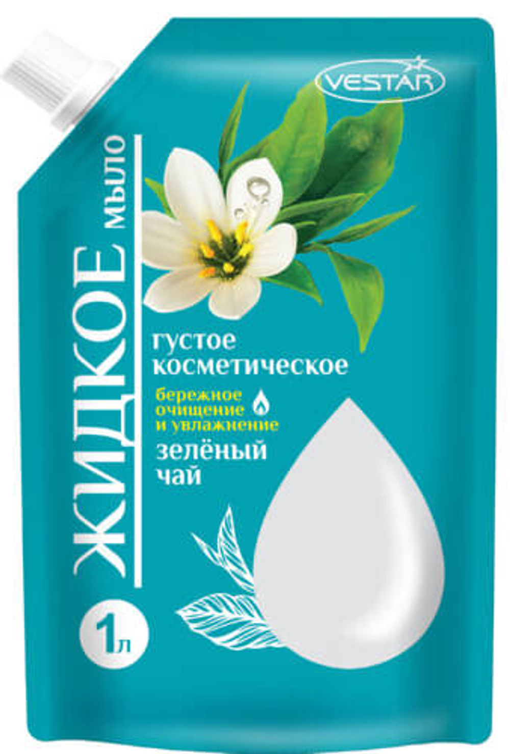 Мыло жидкое Vestar Зеленый чай  1,0 л.
