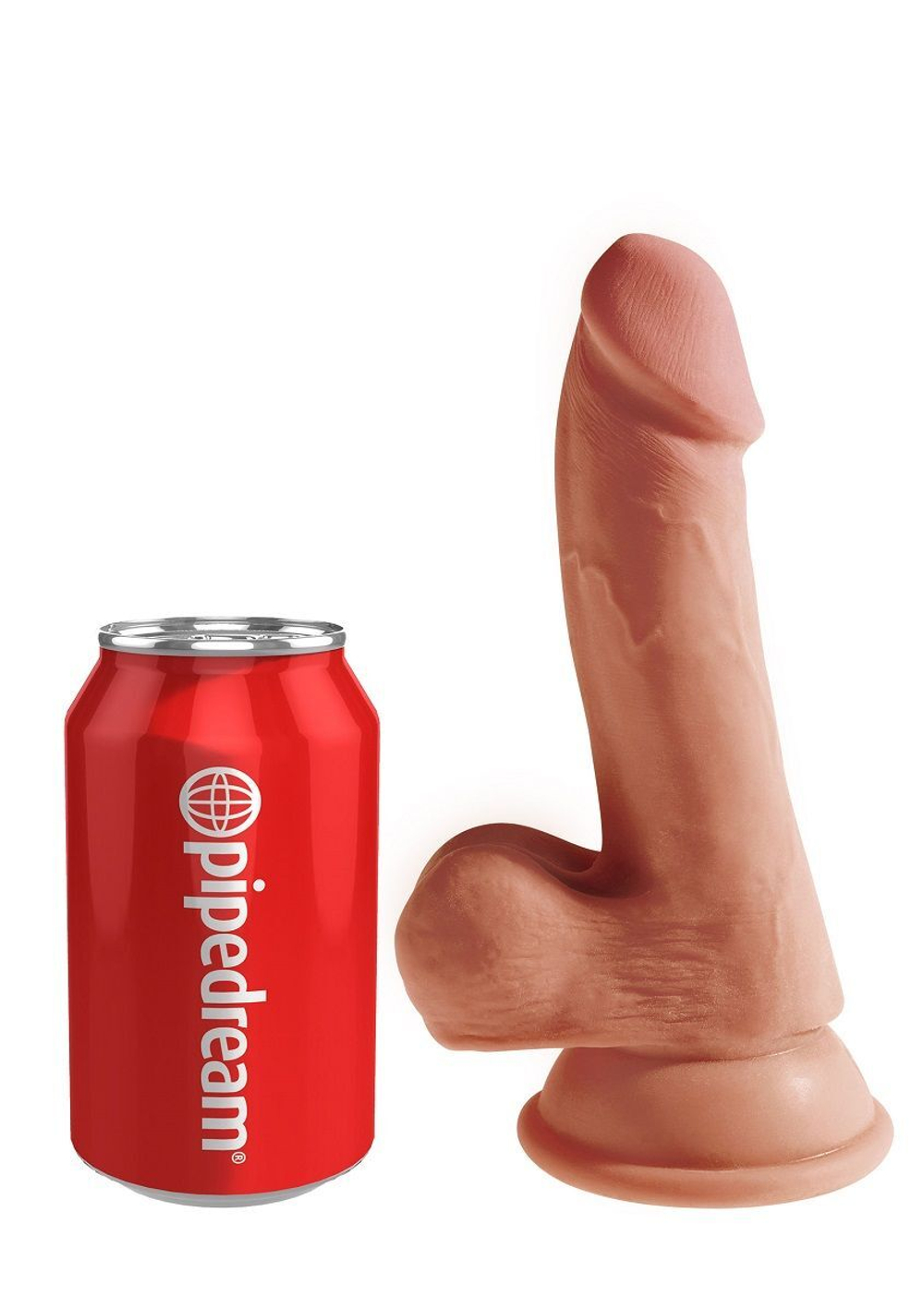 Кофейный фаллоимитатор на присоске 6,5 Triple Density Cock - 20,3 см. (Цвет: кофейный)