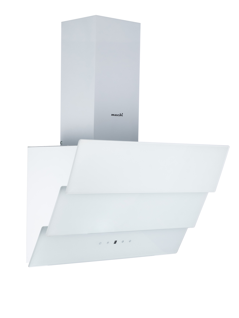 Кухонная вытяжка MACBI MTG 60 TL 1100 м3/ч Белое стекло 3 каскад