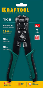 KRAFTOOL TK-6, 0.2 - 6 мм2, автоматический стриппер (22635)