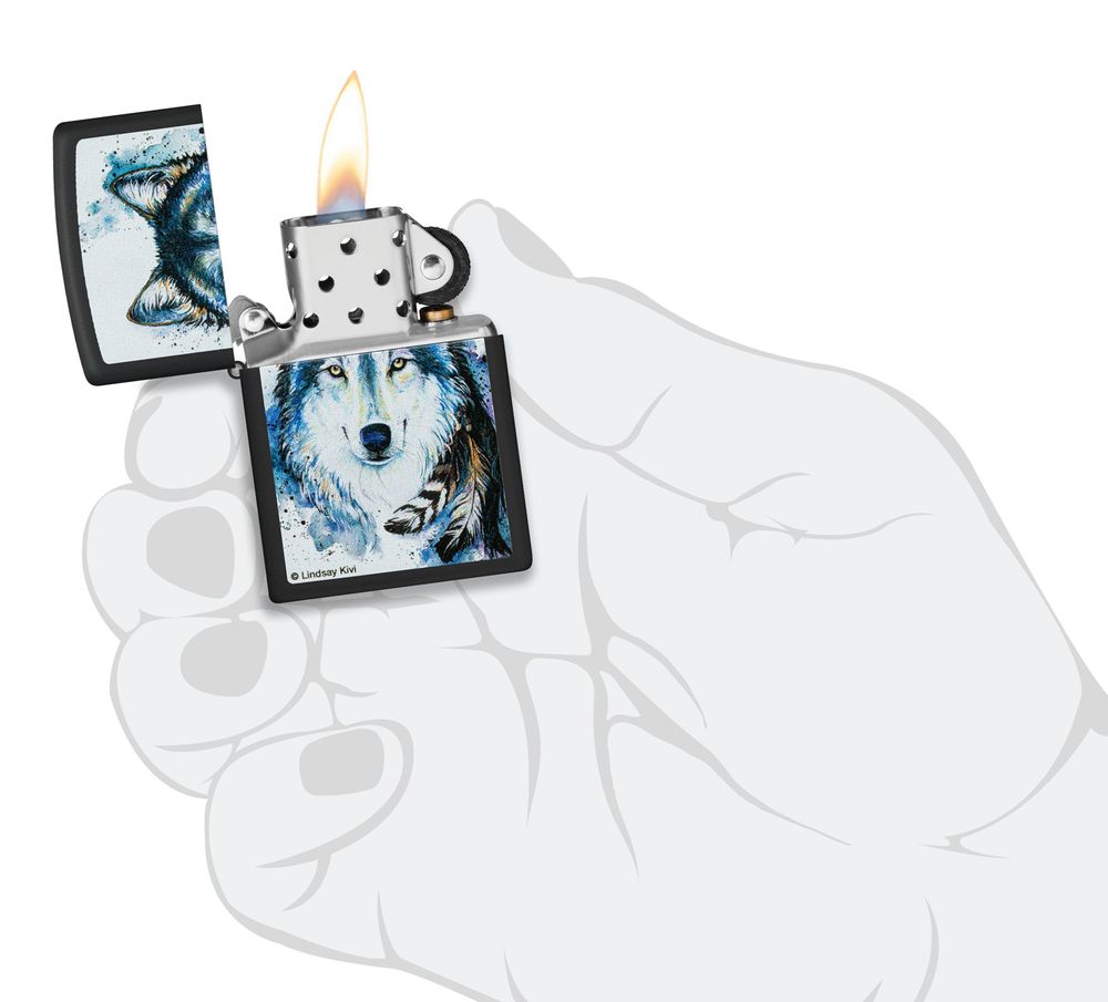 Зажигалка Zippo Feed the Good Wolf (48936) 5