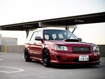 Передний бампер STI для Subaru Forester SG