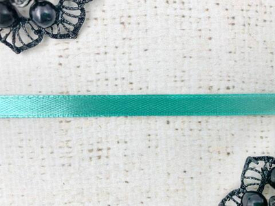 Лента атласная, ш. 0,6 см, ментоловый
