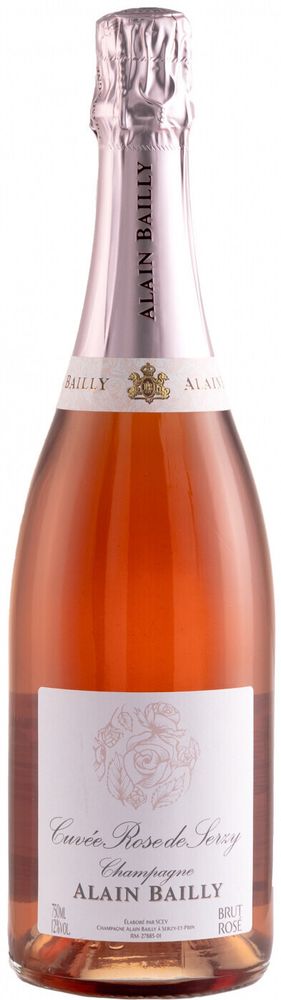 Шампанское Alain Bailly Rose De Serzy, 0,75 л.