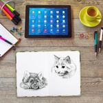 Скетчбук, белая бумага 160 г/м2, 145х203 мм, 64 л., резинка, твердый, BRAUBERG ART CLASSIC "Авокадо", 114588