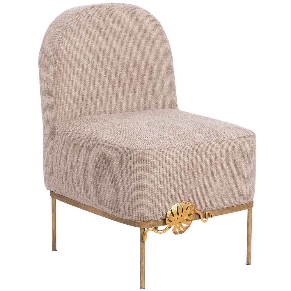 Кресло Monstera Deliciosa (Монстера) Бежевый Амбер