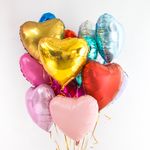 Шар (18"/46 см) Сердце, Бабл-гам