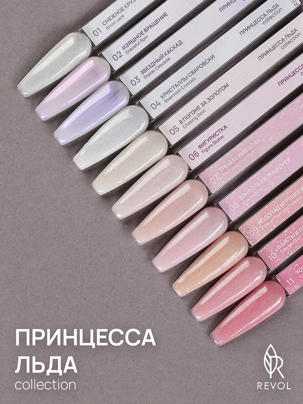 REVOL Жидкий Полигель Принцесса Льда №7 Тренерский штаб, 10мл