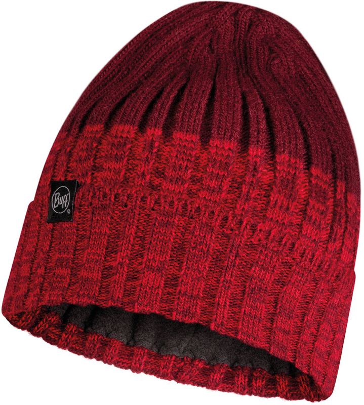 Шапка вязаная с флисом Buff Hat Knitted Polar Igor Maroon Фото 1