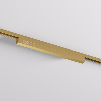 Внешний блок питания для трека SHINE BASE, 150W, 48V DC, IP20, сатинированная латунь, алюминий Лазерная гравировка на видимой боковой части.