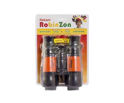 Комплект биноклей Rekam «RobinZon Kit»: RobinZon 4x30 и RobinZon 6x30