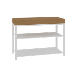 Банкетка "Торонто 23S"  (Белый/Бежевый)