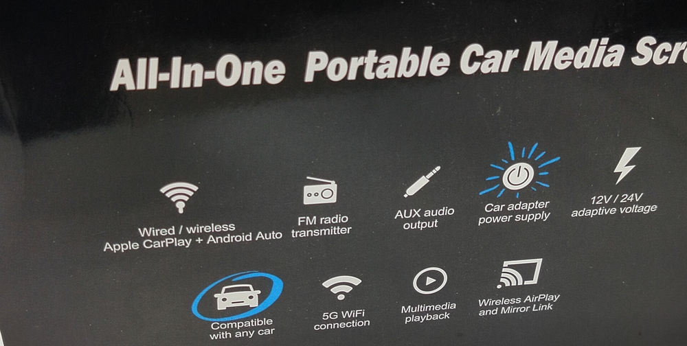 Автомобильный монитор 7" с FM радио,Wi-Fi, Bluetooth Universal A70