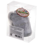 Гирлянда для дома ЛЕНТА ДЕКОРАТИВНАЯ «Снегопад» 2,0 м, 4.5 см, 20 ламп LED (на батарейках), Серебро (подсветка белый)