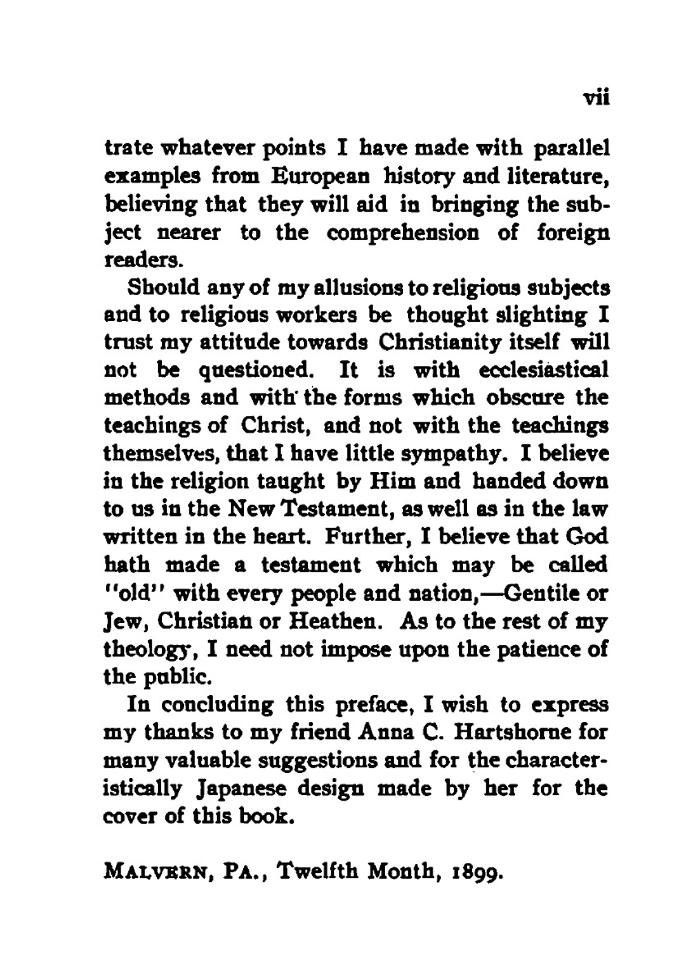 Bushido, the Soul of Japan. An Exposition of Japanese Thought | Inazo Nitobe