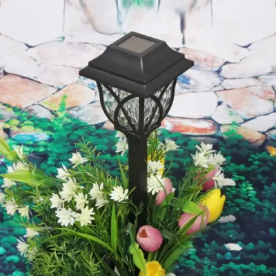 Фонарь садовый «Классик» 44*10*10см, на солнечной батарее, Теплый белый