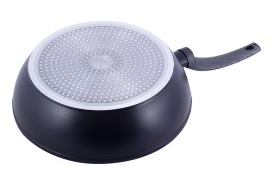 Сотейник 32 см. из кованного алюминия Kamille KM-4137 с мраморным покрытием