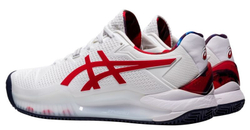 Мужские кроссовки теннисные Asics Gel-Resolution 8 Clay L.E. - white/classic red