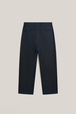 Massimo Dutti Льняные брюки с вытачками - Limited Edition, темно-синий
