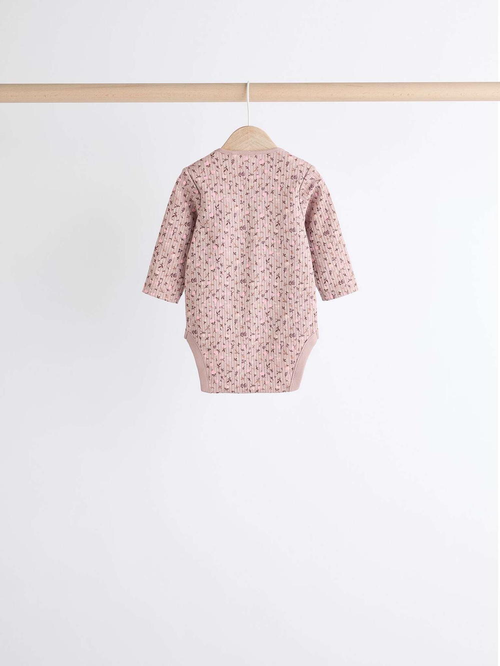 Боди с длинным рукавом для малышей Next K79-555, 5 шт., Молочный, Бежевый