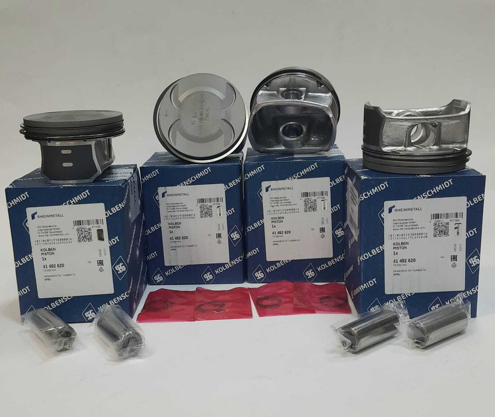 Поршни с кольцами +0.50 Z16XER A16XER F16D4 КОLBЕNSCНMIDТ