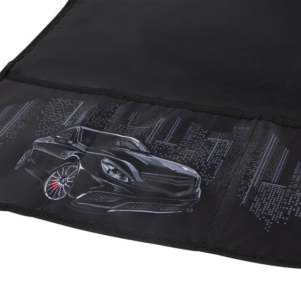 Накидка фартук с нарукавниками для труда BRAUBERG 3 кармана 46x54 см "Night Racer" (4 штуки в упаковке)