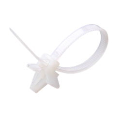 Хомут анкерный нейлоновый ЭРА NO-225-215 2.5 х 100 мм белый 50 штук