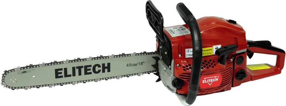 Цепная бензиновая пила ELITECH БП 52/18