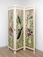 Ширма деревянная с картинками " Птички"