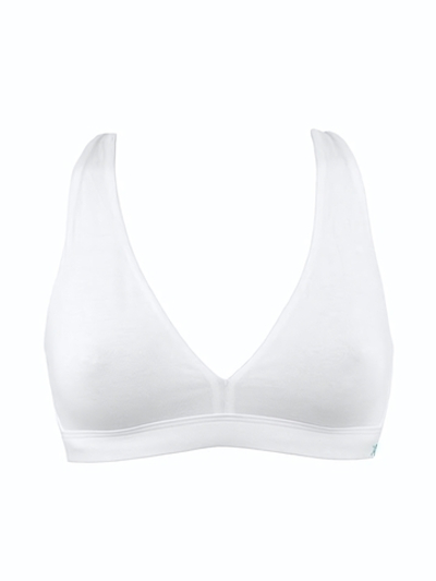 Бюстгальтер-топ с мягкими чашками (Размер: 3B) (Цвет: белый)