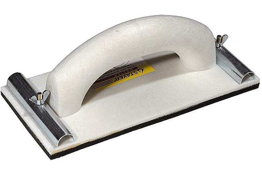 Терка для шлифования с металлическим фиксатором, 80x230мм STAYER 3569-08