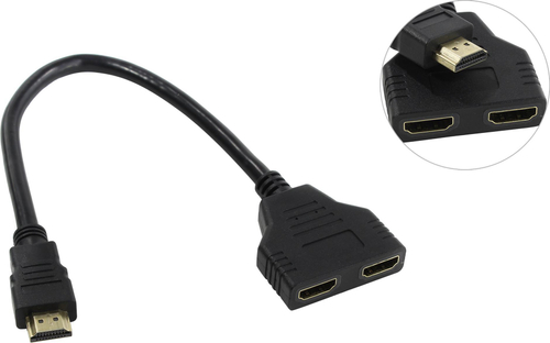KS-is &lt;KS-362&gt; Кабель-разветвитель HDMI  19(M)  -&gt; 2xHDMI 19(F)