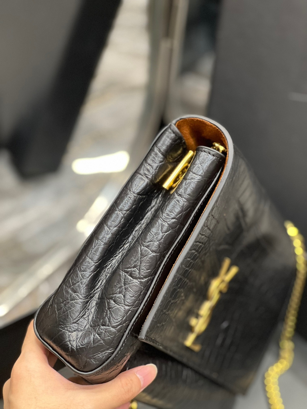 Saint Laurent Kate Medium Reversible Chain Bag 28 cm