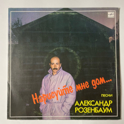 Винтажная виниловая пластинка LP Александр Розенбаум Нарисуйте мне дом (СССР 1989) Покажите мне Москву