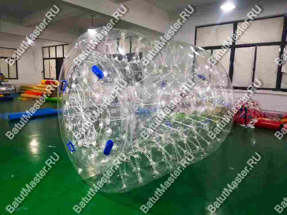 Аттракцион Водный роллер (Гидророллер) «Прозрачный» ТПУ, 2.5*2*2 м