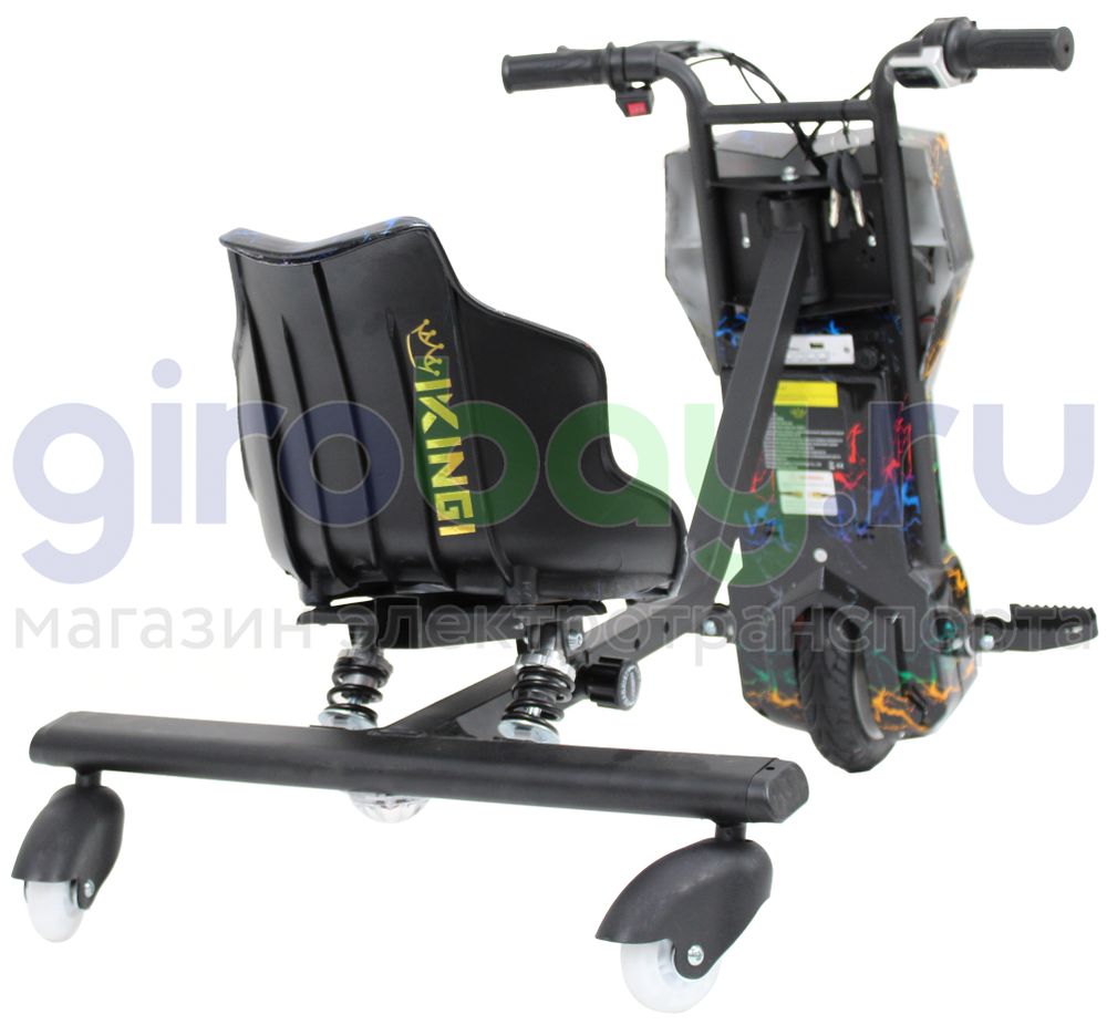 Электро Дрифт-карт IKINGI Drift Cart P2 250W (36V/4.4Ah) - Цветная молния фото №4
