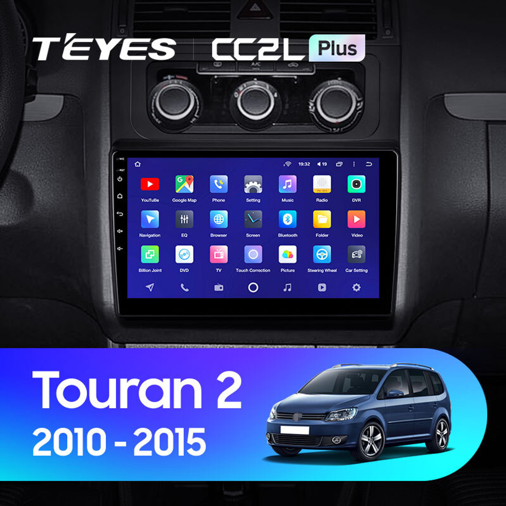 Teyes CC2L Plus 10,2"для Volkswagen Touran 2 2010-2015